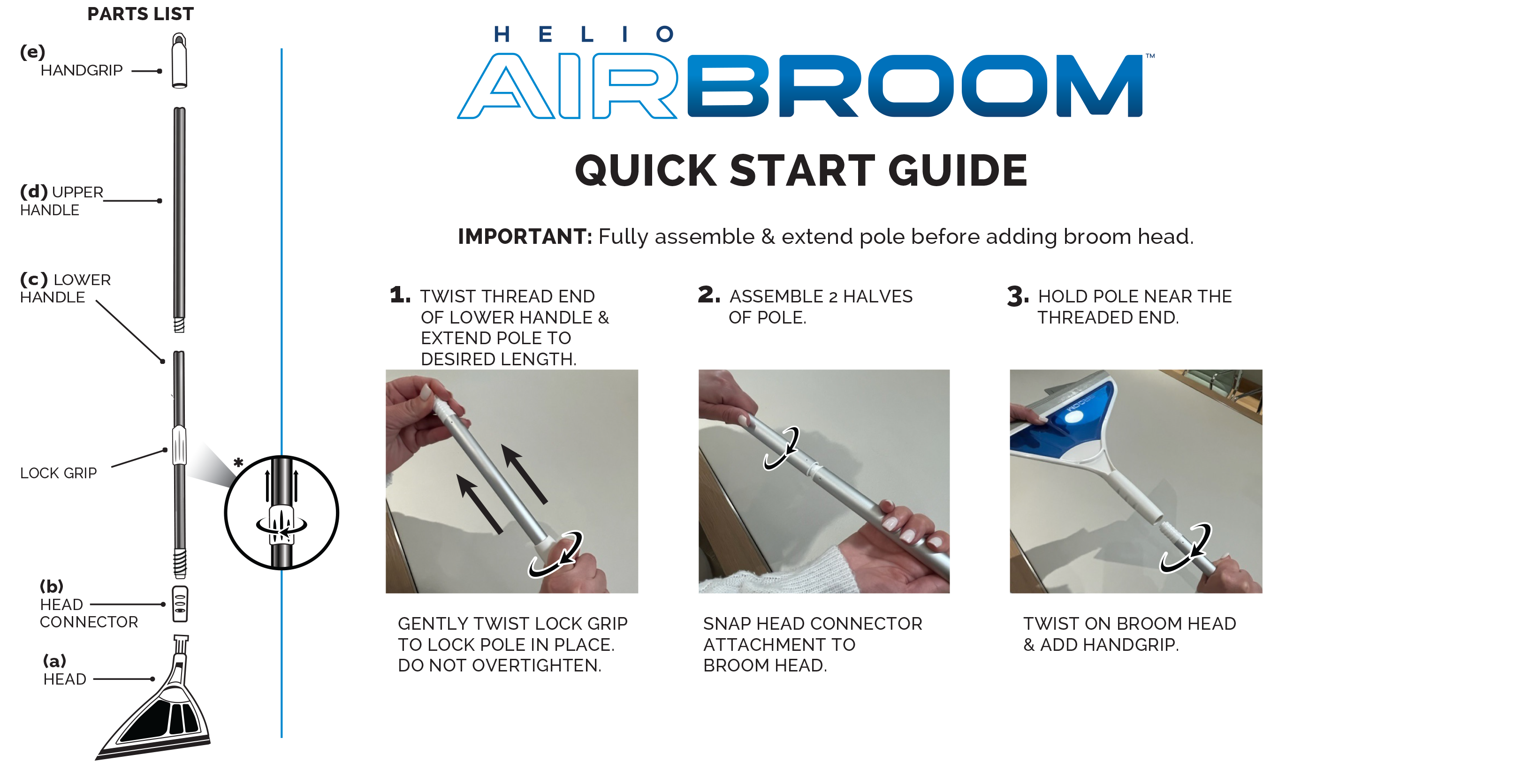 Helio AirBroom™ The Ultimate Broom for Effortless Cleaning Special